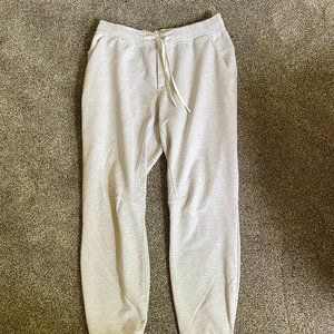 Lululemon Men's Light Gray Joggers Size Large